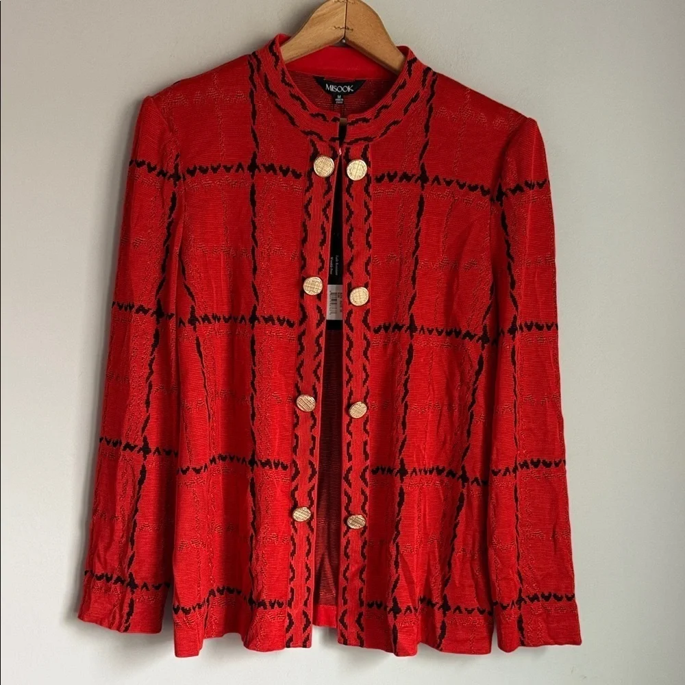 NEW Misook long sleeve open front Cardigan Medium